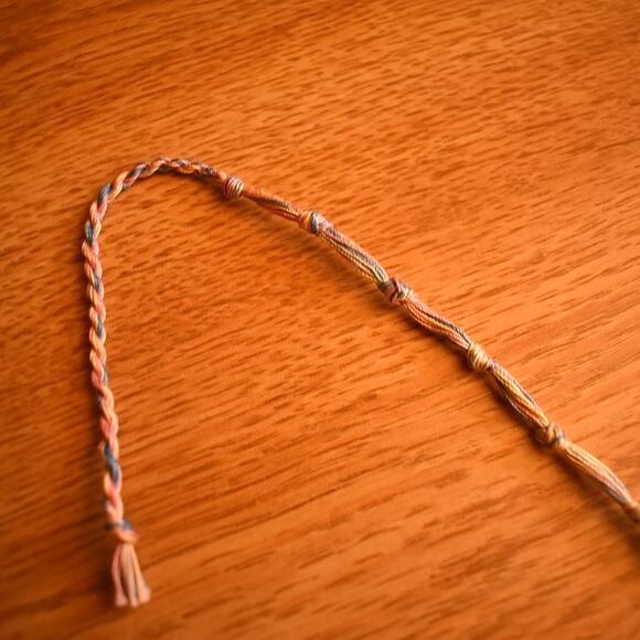 Rainbow Rope Woven Bracelet - Picture 2 of 3